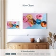thumbnail image 4 of Elephant Stock Doughnut Party Wall Art - Horizontal Canvas Wall Art - Living Room Wall Decor - Food And Drink Canvas - Blue And Pink Decor - 12" x 8", 4 of 8