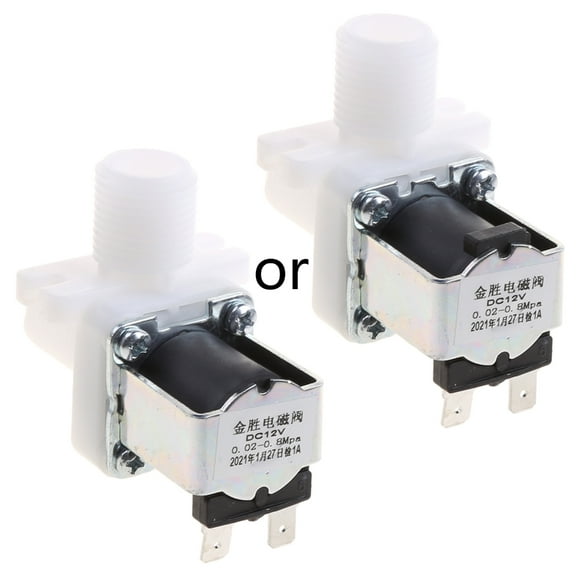 12V Solenoid Valve Normally Closed Plastic Water Inlet Flow Control Switch