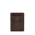 thumbnail image 4 of Monedero Fossil Derrick de cuero marrón oscuro con bloqueo RFID para hombre, 4 of 4