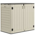 thumbnail image 6 of Dextrus Outdoor Storage Shed,25 Cubic Feet with Shelving for Bicycles, Garden Tools, Garage, Poolside Gray, 6 of 9