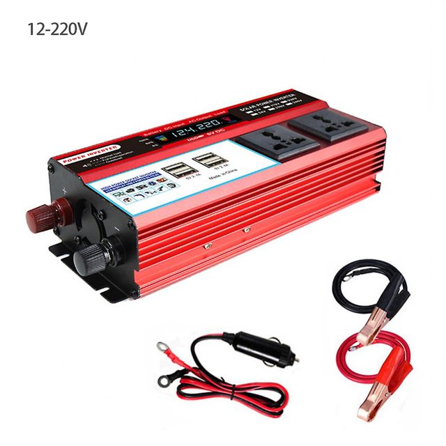 20000W / 12000W Power Inverter Car Home Solar Inverter DC12V To AC 220V Multifunctional