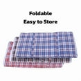 thumbnail image 5 of 3PCS Extra Heavy Duty Large Moving Bags, Storage Bags for Bedding with Zippers, Checkered Moving Storage Bags,Dorm Moving Bags with Carrying Handles.(Black + Blue + Red), 5 of 10