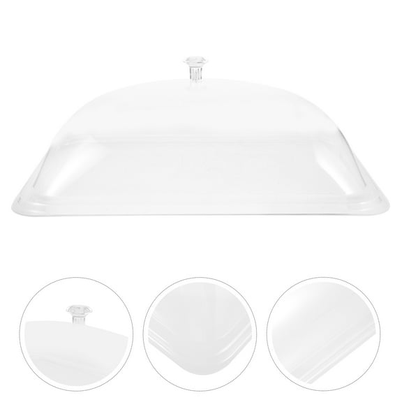 PTOOTP Transparent Plastic Cake Dome Food Cover Protective Lid for Home Dessert Display