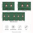 thumbnail image 2 of Yayeee Pillowcase Standard Size Set of 2 Satin Wrinkle Resistant Pillow Case, Green Christmas Trees, 2 of 8