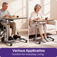 thumbnail image 6 of KEKOY Overbed Table, Adjustable Overbed Bedside Table with Wheels, Tilt Table for Medical Home Care and Hospital Use,Smooth Rolling, Stable Support Design, 6 of 10