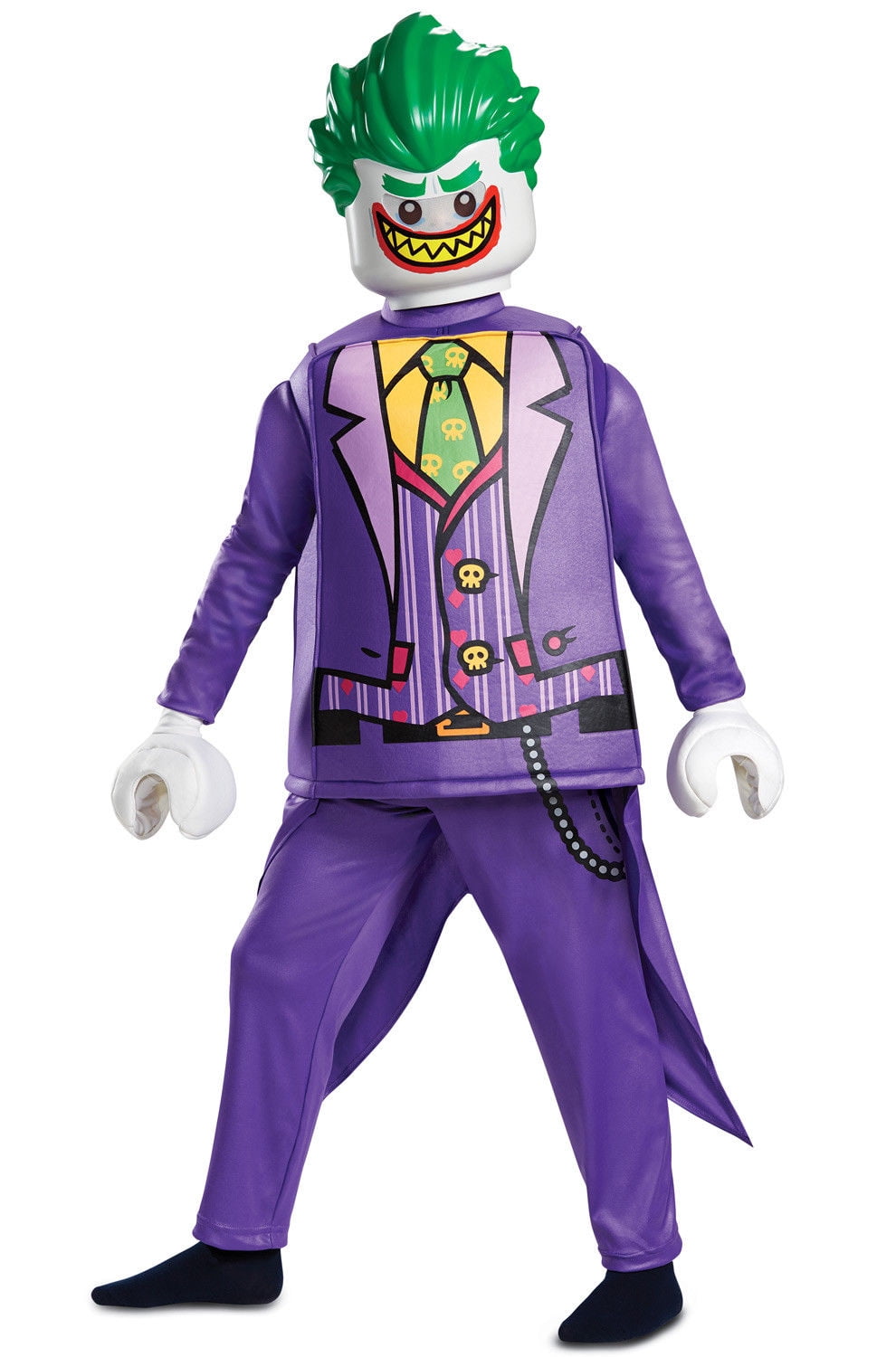 Lego Movie Deluxe Joker Costume Classic Child Villain Halloween SM-LG ...