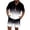Black-f, variant on Men Shorts Outfit Gradient Ombre Waffle Knit 2 Piece Set,Zip Polo With Los Angeles Letter Print & Drawstring Black XXL