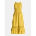 thumbnail image 4 of Time and Tru Women's and Women’s Plus Sleeveless Midi Dress, Sizes XS-4X, 4 of 4