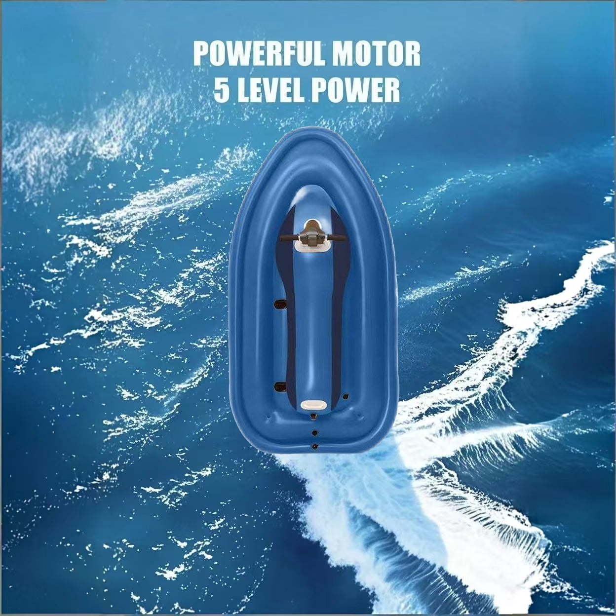 Camolech W5 Electric Inflatable Boat, PVC Motor Boat, Pool Float, Inflatable Jet Ski, Pool Toys, Marine Motor Boat
