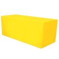 thumbnail image 4 of Gowinex Yellow 4 ft x 2.5 ft Fitted Tablecloth Polyester Rectangular Table Cover, 4 of 4
