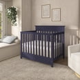 thumbnail image 6 of Dream On Me Harbor 4-in-1 Convertible Mini Crib in Navy, Greenguard Gold Certified, 6 of 10