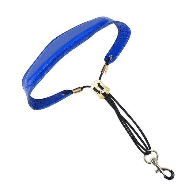 unbranded 1Ud Correa De Cuello Para Saxofón En Azul Material Premium Con Para Reducir Presión