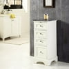 Home Styles Naples Bath Cabinet, White