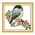 thumbnail image 5 of Sharplace Cross Stitch Stamped Kit 11.02 x 9.84 Little Birds Pattern, with Needle, 11CT Pieces, 5 of 10