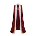 thumbnail image 4 of Capa de rey, capa de reina, capa de príncipe, capa de terciopelo de mago, capa de bruja, disfraz de cosplay unisex para Halloween, carnaval, disfraces, 4 of 4