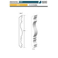 thumbnail image 3 of RMC M61 9/16 in.D x 6 1/4 in. W x 96 in. L Primed Finger-Joined Pine Crown Molding 10-pcs 80 Ft Total, 3 of 4