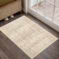 thumbnail image 5 of BERTHMEER 2'x3' Small Beige Area Rugs for Bathroom Entryway Bedroom Kitchen Dorm Entrance Non Slip Washable Vintage Traditional Oriental Accent Distressed Carpets, 5 of 6
