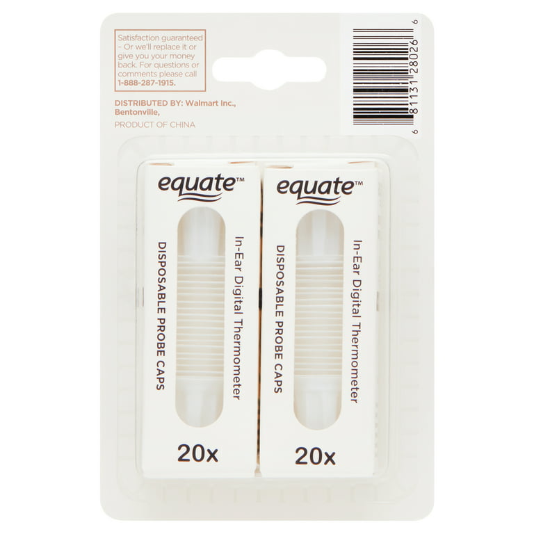 Equate Disposable Probe Caps, 40 Count