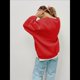 thumbnail image 4 of Sudaderas de Mujer con Cuello Redondo, Forro , Suéteres Oversize, Otoño 2025, Blusas Bonitas, Ropa Preppy Estilo-e L, 4 of 8
