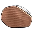 thumbnail image 1 of Portable Table Tennis Racket Bag Hexagonal Pingpong Paddle Storage Bag Durable Waterproof Zipper Handbag Holds 2 Rackets Khaki, 1 of 6