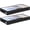 Soft-Black-2 Pack, variant on 5 Inch Low Profile Under Bed Storage Drawer 2 Pack, Lightweight Underbed Clothes Storage Container Bins With NO STURCTURE, Shallow Storage Bag for Dorm & , With Clear & Water-Resistant Fabric