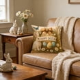 thumbnail image 6 of Uutvery Easter Bunny Print Pillowcase, Machine Washable Polyester Pillow Cover, Fade Resistant Indoor Outdoor Decor, Holiday Home Decor For Sofa Bed Chair, 6 of 7