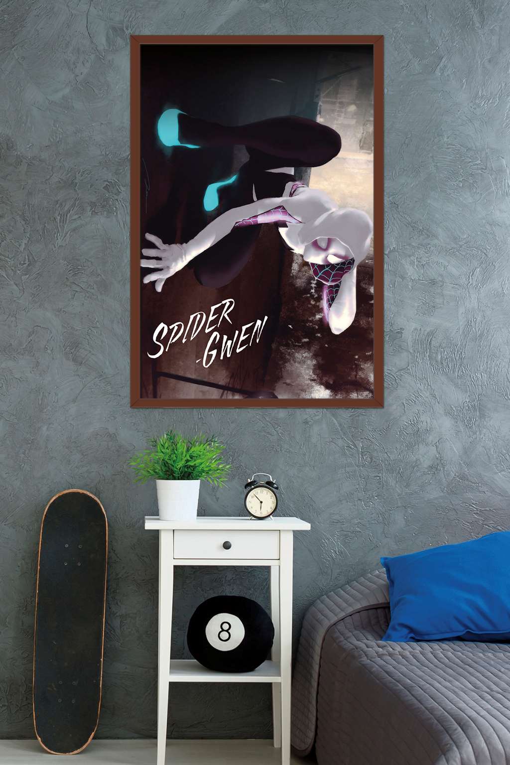 Marvel Comics - Spider-Gwen - Wall Wall Poster, 22.375" x 34", Framed