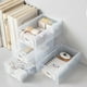 thumbnail image 5 of Organizador de maquillaje NikouMX Caja de almacenamiento de escritorio plástico apilable, 5 of 8