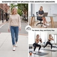 thumbnail image 3 of Sosenfer Hands-Free Slip-On Wide Toe Box Barefoot Sneakers - Women's Zero Drop Walking Shoes, 3 of 8