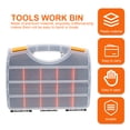 thumbnail image 4 of Weiweiguan 1pc Multi-grid Storage Box Practical Work Bin Small Items Storage Container, 4 of 6