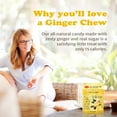 thumbnail image 4 of Pocas Lemon Ginger Chews - Sweet and Zesty Ginger Chew, Individually Wrapped Low-Calorie Snacks, Ginger Candy Made with Pure Cane Sugar, 3 Oz Ea (Pack of 4), 4 of 7