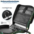 thumbnail image 4 of FORMRS Zipper Binder with Shoulder Strap 2-inch Ring 500 Sheet Capacity File Bag, Green Forest Pattern, 4 of 5