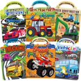 thumbnail image 1 of Libro de pegatinas Elfew, paquete de 6, para niños de 2 a 4 años amantes de los coches, 1 of 9