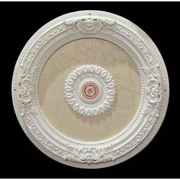 Art Frame Direct Blanco Petite Chandelier Ceiling Medallion