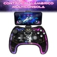 thumbnail image 2 of Control Inalámbrico Bluetooth para Celular RGB Compatible Para iOS, PS4, PS3, N-Switch y Windows, 2 of 5