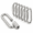 5.6 Inch, variant on Stainless Steel Chain Quick Links - 304 Stee Connector Screw Carabiner Hooks Set Of 6