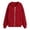 Red, variant on GobdXE Solid Cotton Blend Girls Zip Up Hoodie Long Sleeve Bubble Sleeve Dual Patch Pocket Loose Casual Children Jacket Sweatshirt,6-7 Years(Navy)