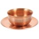 thumbnail image 1 of Cuenco de cobre para ofrendas, cuenco para agua bendita, cuenco para purificar el aire, cuenco para té sacrificial con bandeja para altar, rituales de meditación y quemadores de incienso., 1 of 7