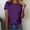 Purple - Women T Shirts Fall Clearance, Womens Sweatshirts Fall Saving, variant on ZRGHAOYLQ Women Basic Tshirts Solid Crewneck T Shirt Classic Short Sleeve Tee Shirts Loose Fit Ladies Petite Tops