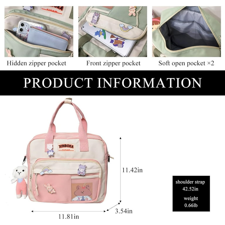 Cute Kawaii Pin Backpack Accessories Cute Large Capacity