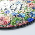 thumbnail image 4 of ViciArt Floral Gigi Glass Suncatcher, Round Window Hanging, Elegant Decor, Mother’s Day Gift, 4 of 4