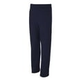 thumbnail image 2 of Jerzees Mens NuBlend Pocketed Open-Bottom Sweatpants, S, J Navy, 2 of 2