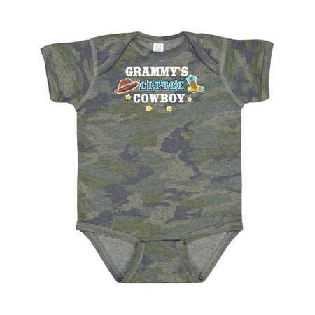 

Inktastic Grammys Little Cowboy with Cowboy Hat and Boots Boys Baby Bodysuit