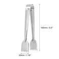 thumbnail image 2 of Serving Tongs, 3pack 6.5 Inch Stainless Steel Ice Tongs, Mini Sugar Tongs for Desserts, Bar, Tea Parties (Silver), 2 of 5