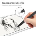 thumbnail image 3 of Cergrey 2PCS Precision Disc Stylus Touch Capacitive Screen Pens For All Mobile Phones & Tablets Black,Stylus Black, Stylus, 3 of 8
