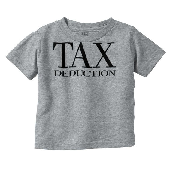 Accountant Tax Deduction Toddler Boy Girl T Shirt Infant Toddler Brisco Brands 12M