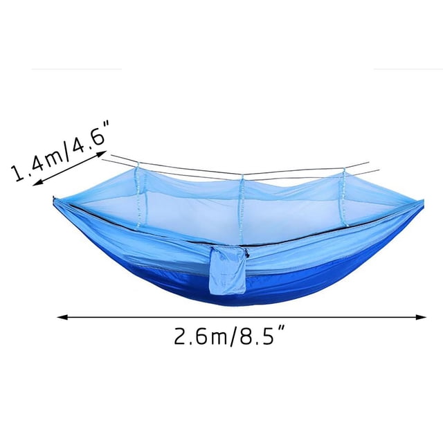 Leutsin Double Parachute Cloth Mosquito Proof Ha Mmock With Mosquito Bill