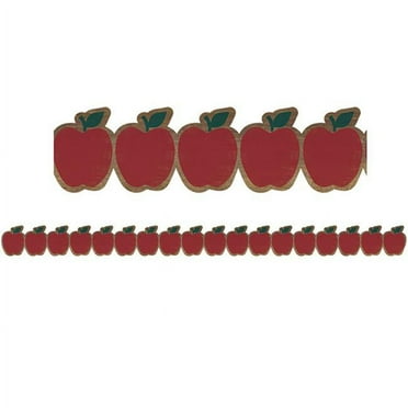 Teacher Created Resources Home Sweet Classroom Apples Die-Cut Border Trim