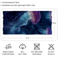 thumbnail image 2 of Jellyfish Elegant Chiffon Yarn Silk Scarf for Women - Translucent and Breathable - 180*73 Size - Fashion Accessory for Summer and Spring, 2 of 6
