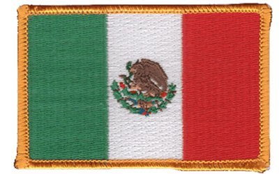 Mexico iron-on embroidered patch